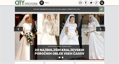 Desktop Screenshot of citymagazine.si