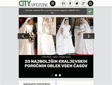 Tablet Screenshot of citymagazine.si